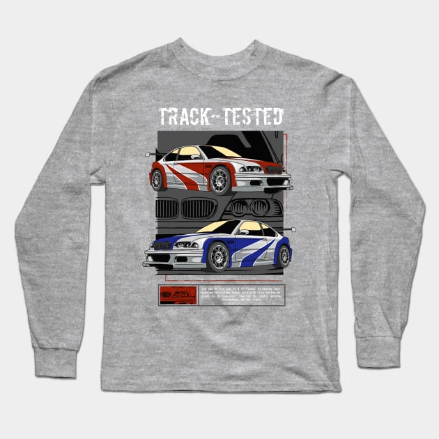 BMW GTR Art Long Sleeve T-Shirt by Harrisaputra